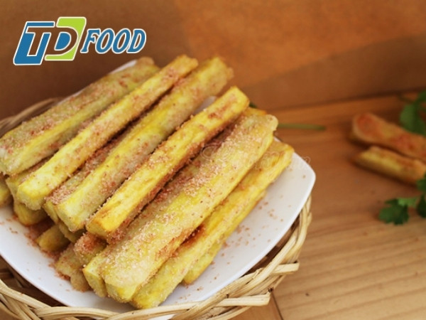 Khoai lang hấp rắc bột xí muội, món ăn ngọt lành cho người ăn eat-clean